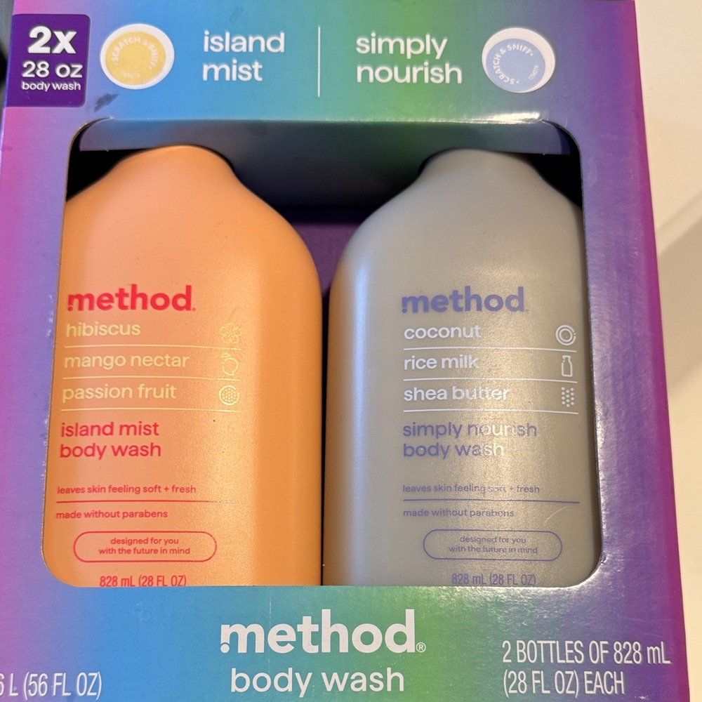Island Mist and Simply Nourish Body Wash Set